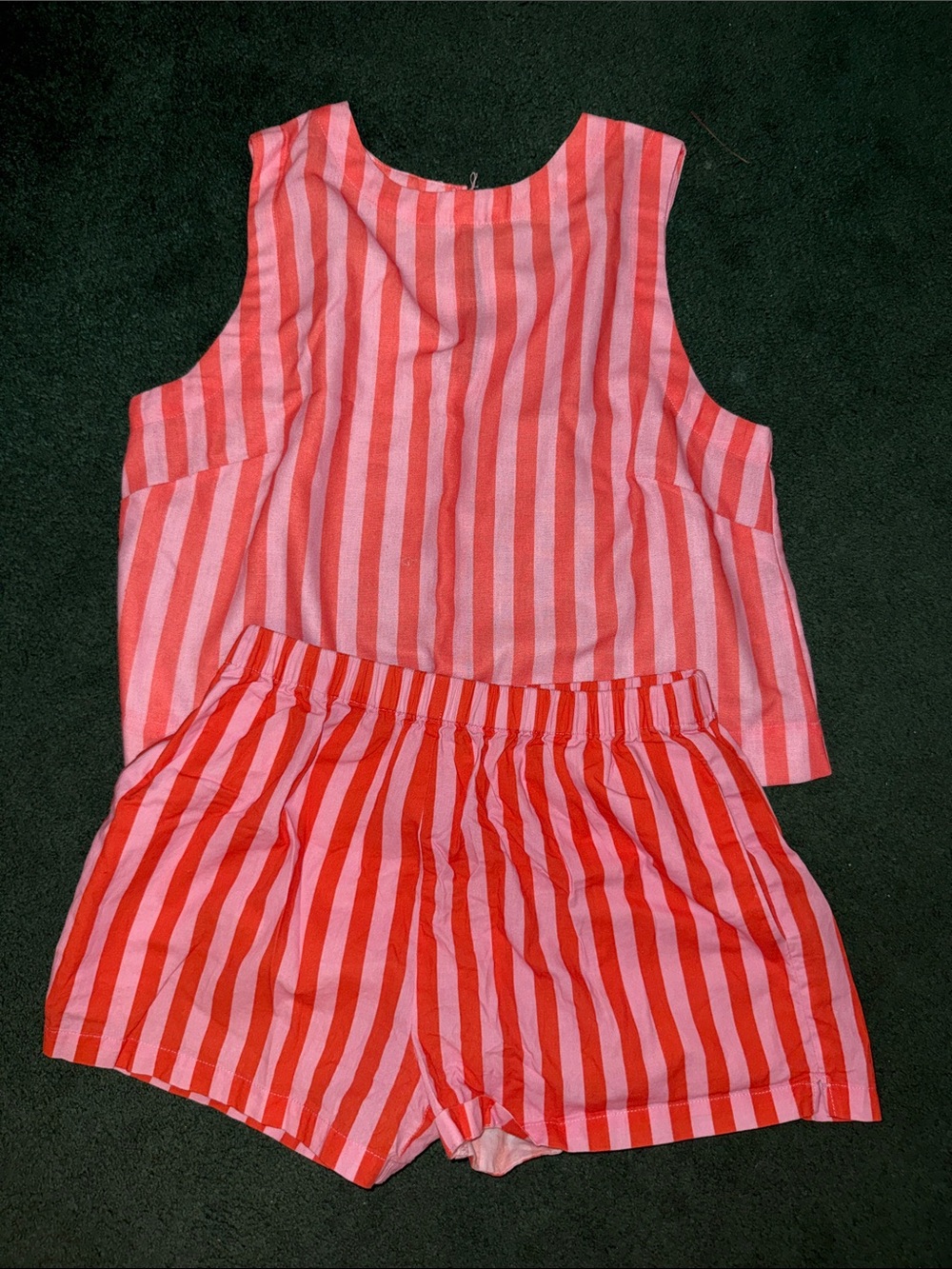 Wishlist Pink & Coral Striped Set